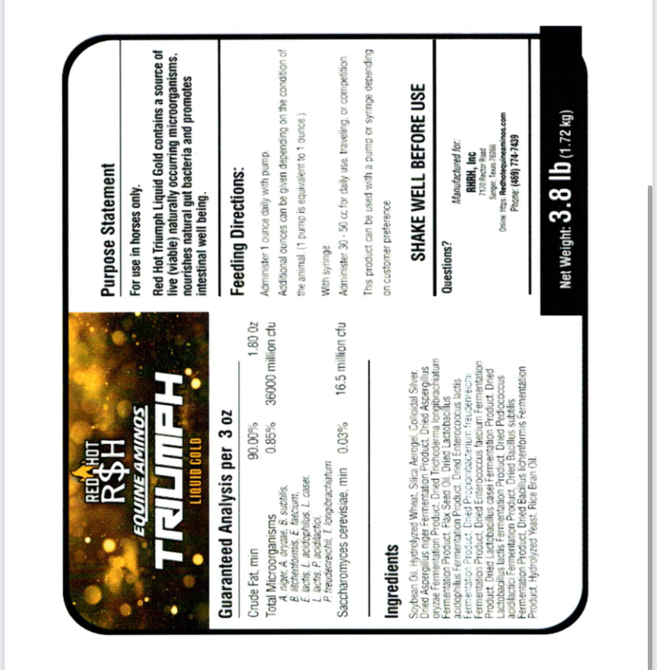 Triumph Digestive Support LiquidGold