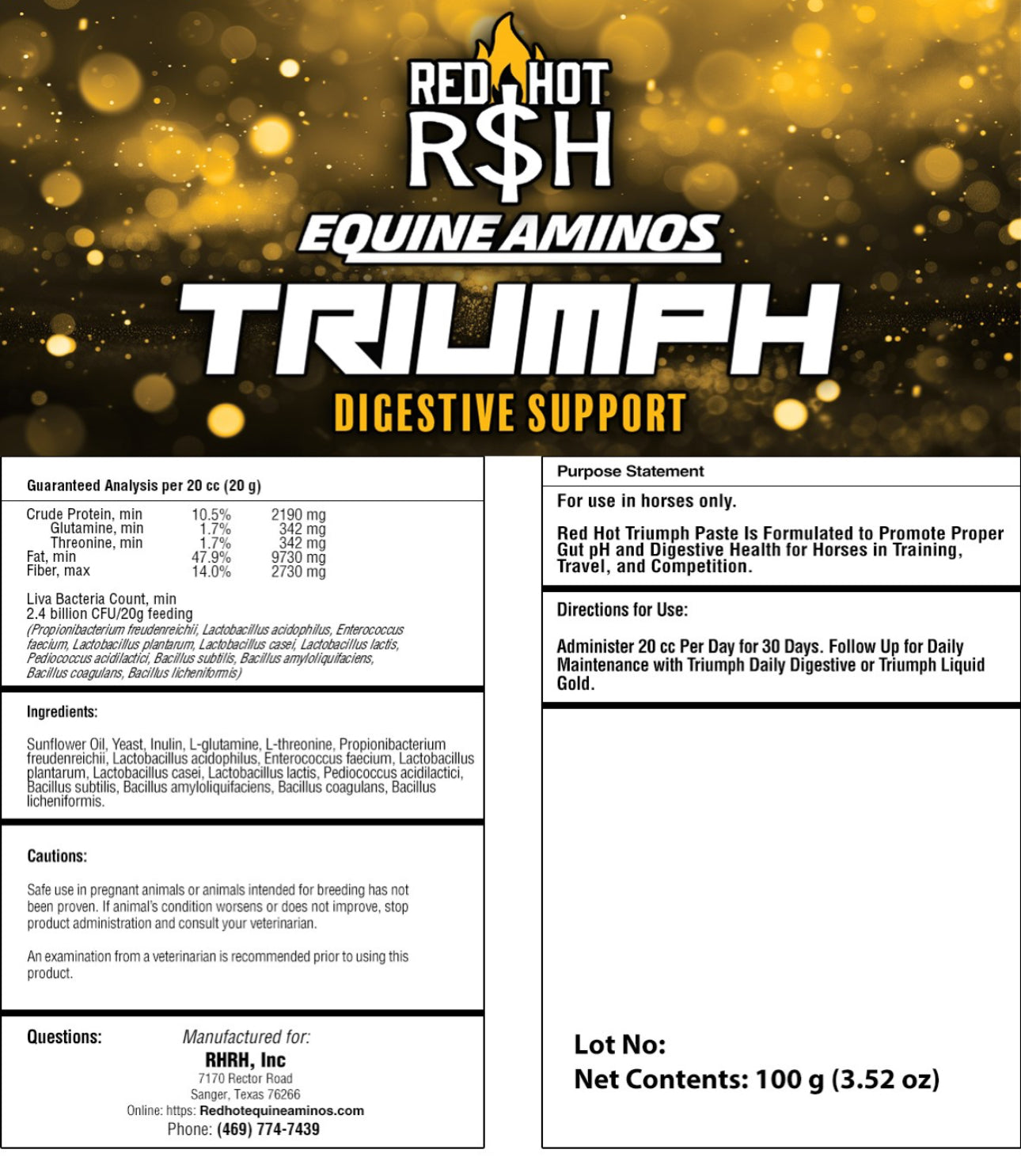 Triumph Digestive Support Paste