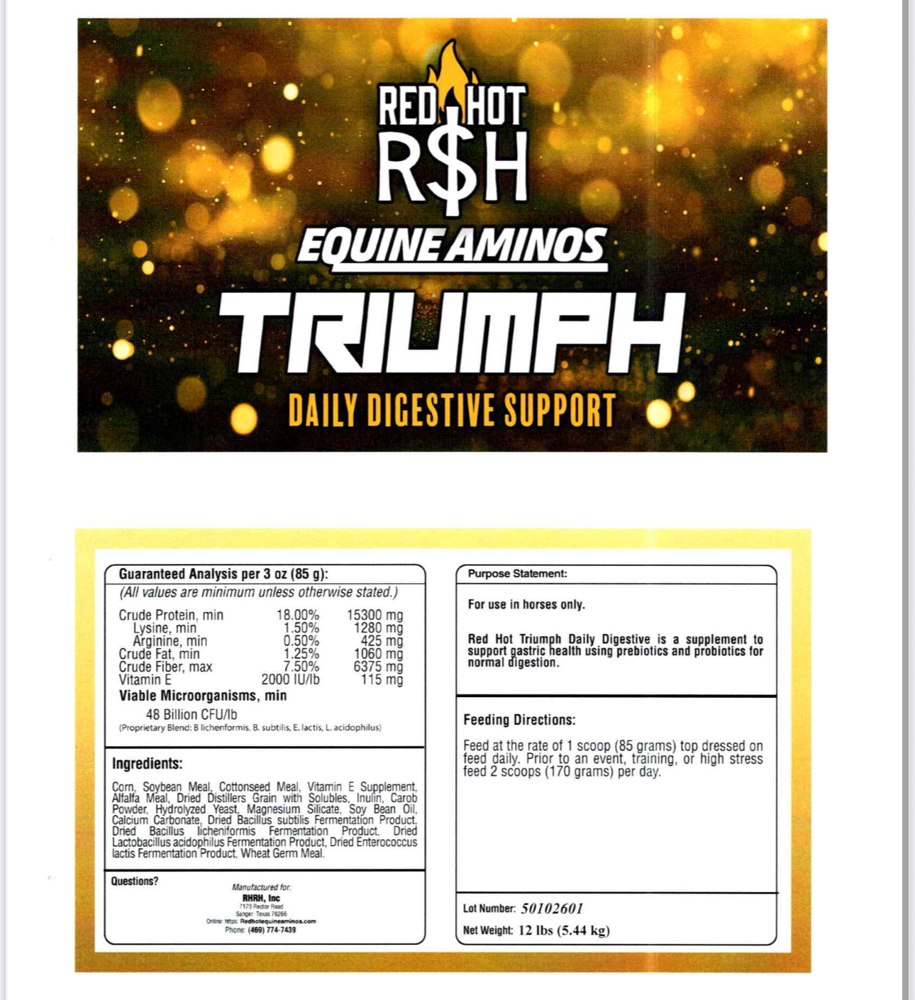 Triumph Digestive Support Daily Pellets