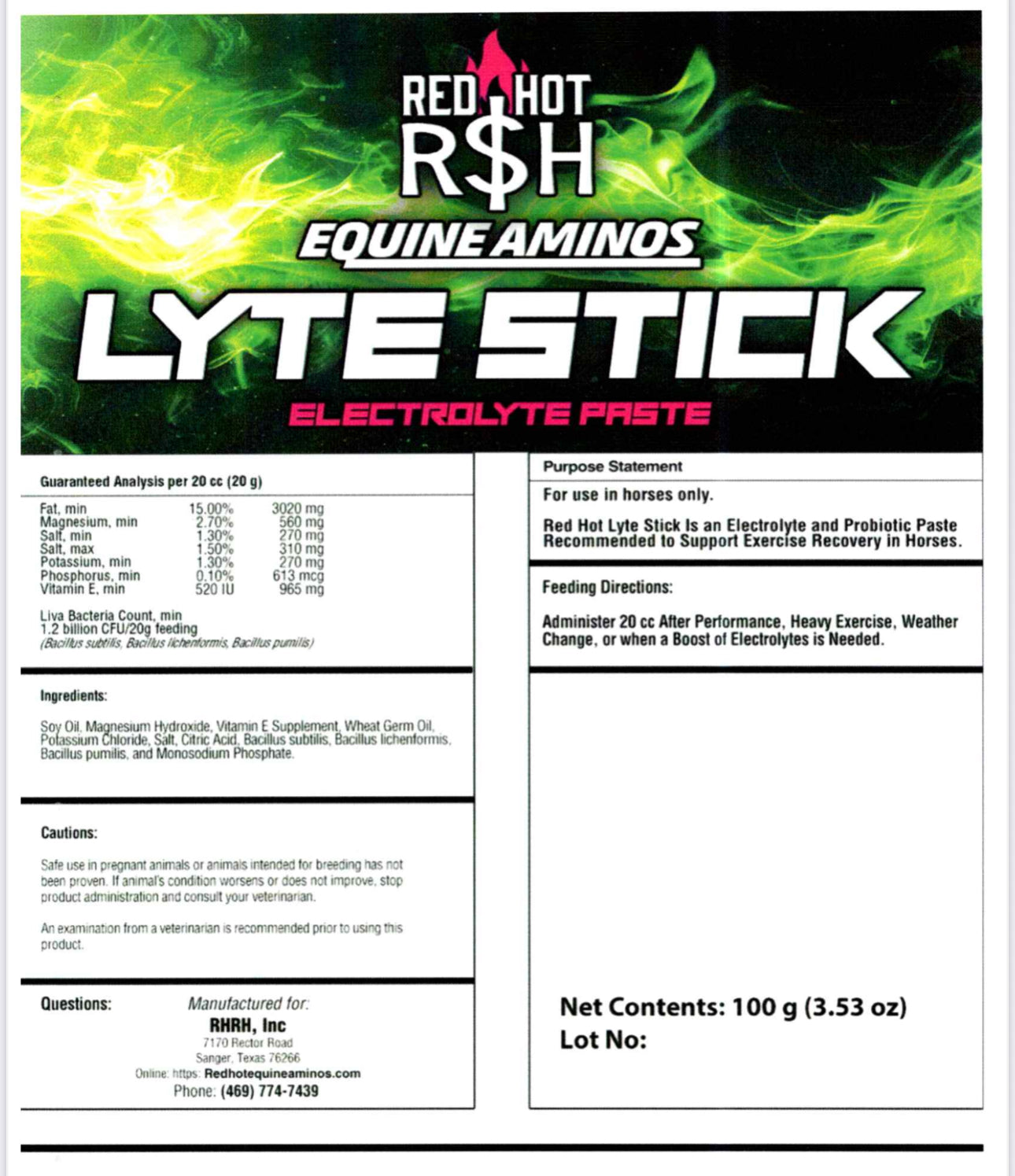 Lyte Stick Electrolyte Paste