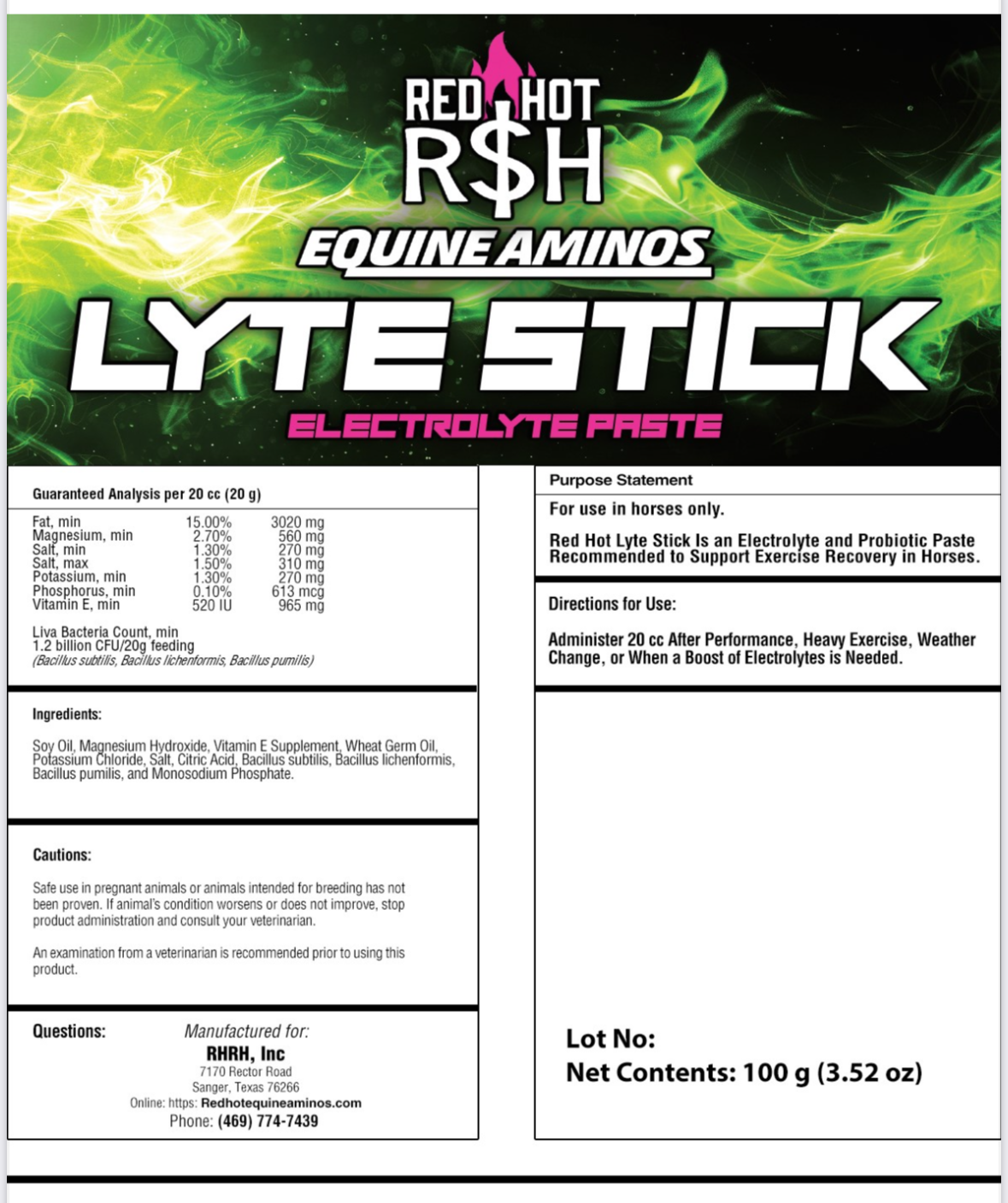 Lyte Stick Electrolyte Paste